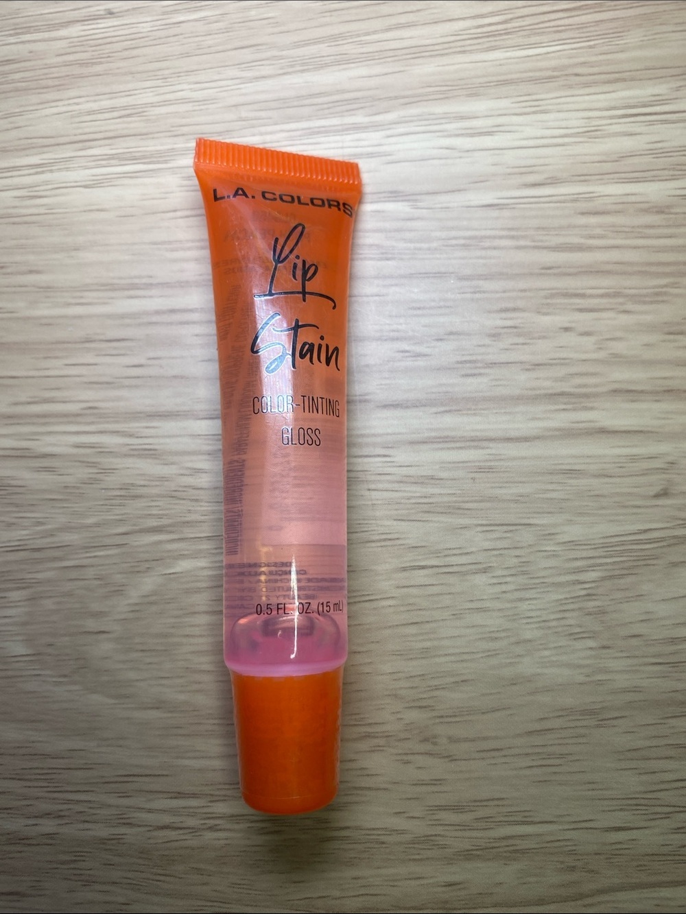 L.A. Colors Lip Stain Color-Tinting Gloss - Orange Pink Sheer
